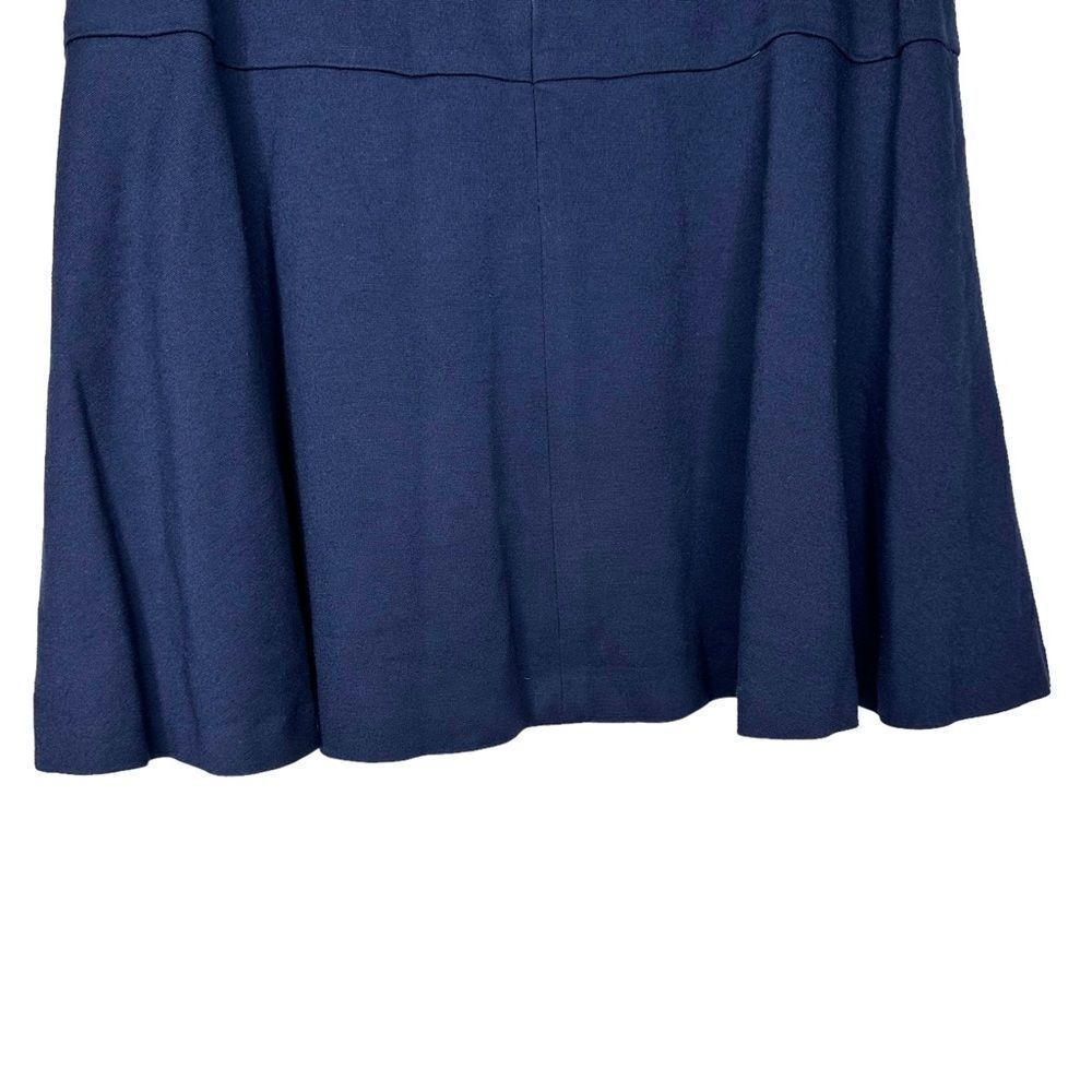 BANANA Republic A Line Blue Skirt 8 #D0911 - Picture 7 of 14